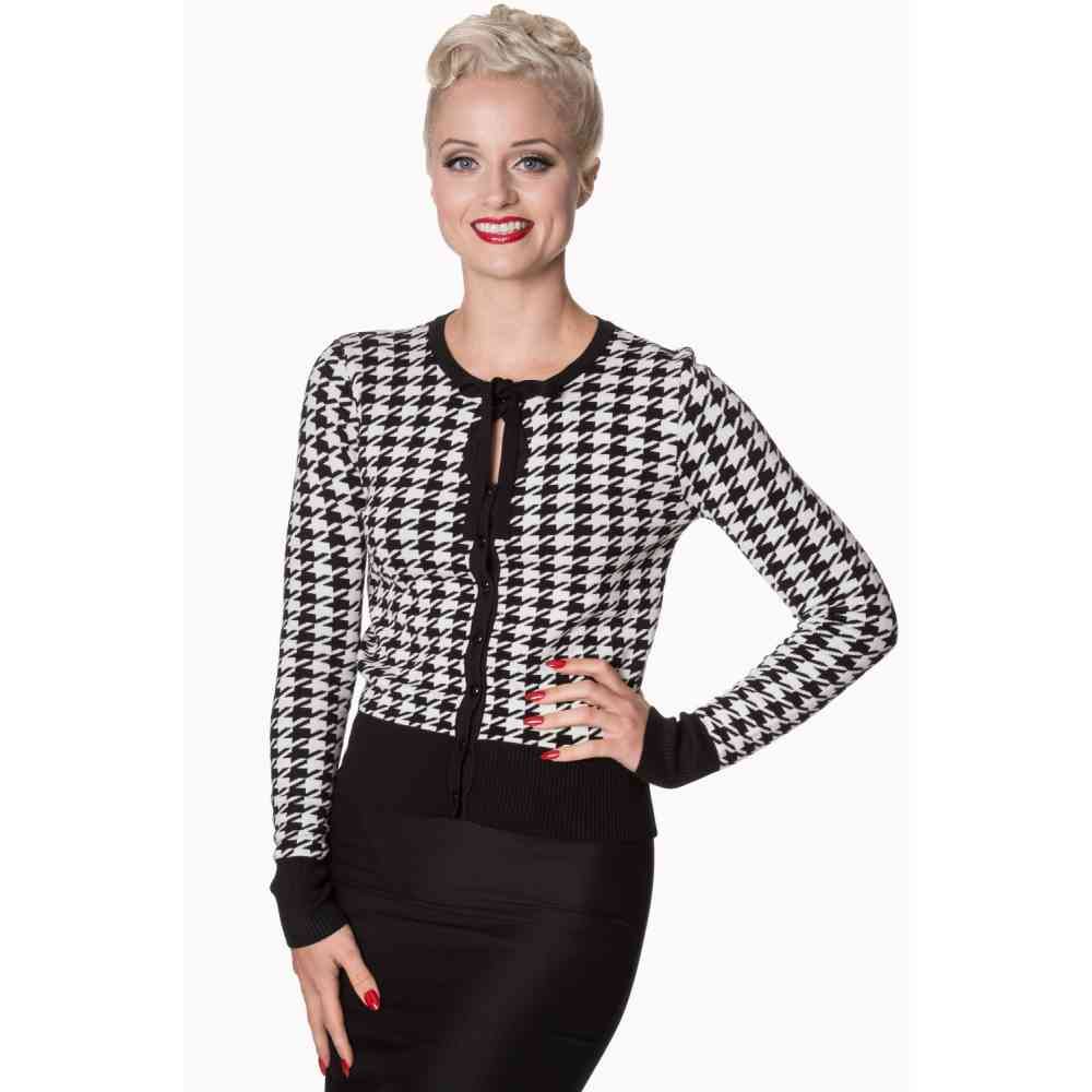 Dancing Days - Izzy Cardigan - Noir/Blanc Product image